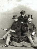 Synowie L. Kronenberga: Leopold Julian, Stanisław Leopold i Władysław Edward (od lewej) 