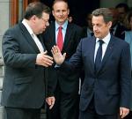 Premier Irlandii Brian Cowen i prezydent Francji Nicolas Sarkozy nie doszli do porozumienia