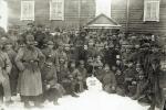 Chanukowe nabożeństwo, w 1916 r. na froncie wschodnim, żołnierzy pochodzenia żydowskiego wcielonych do armii niemieckiej 