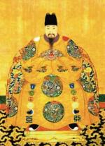 Cesarz Tiangi panujący w latach 1620 – 1627. Rysunek chiński z XVII w.