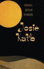 Okładka „Josie Kałb”, powieści pióra I. J. Singera 