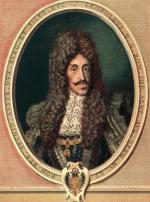 Cesarz Leopold I Habsburg, rycina z XIX w. 