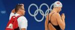 Pływacy sprawili największy zawód na igrzyskach. Na zdjęciu trener Paweł Słomiński i Otylia Jędrzejczak