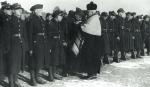 Rabin odbierający przed wojną przysięgę od żołnierzy żydowskich WP 