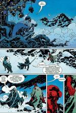 Hellboy otoczony przez dziwne stwory ze słowiańskich mitów nawet na chwilę nie traci animuszu 