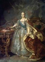 Caryca Elżbieta Pietrowna, portret, ok. 1745 r.