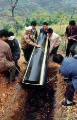Zgodnie z chińską tradycją ciało zmarłego powinno być pochowane w ziemi