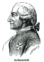 Gen. Jean Baptiste Vaquette de Gribeauval – reformator artylerii francuskiej 