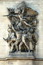 Marsylczycy – ochotnicy spod Valmy, alegoryczna rzeźba na Łuku Triumfalnym w Paryżu