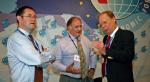 From the left: David Clark (moderator at the panel on Russia), Christopher Beazley (member of the Committee on Foreign Affairs at European Parliament) and Donald Jensen (John Hopkins University, USA) 