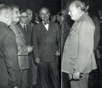 Józef Stalin, Harry Truman i Winston Churchill na konferencji w Poczdamie