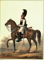 Rosyjski kirasjer z pułku Krzyża św. Jerzego, akwarela, 1816 r. 