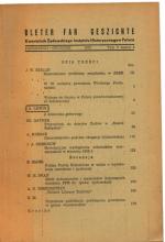 Okładka „Bleter Far Geszichte”, kwartalnika Żydowskiego Instytutu Historycznego w Polsce, październik – grudzień 1952 r. 