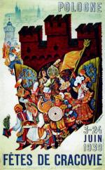 800 zł zapłacimy za plakat  W. Chomicza z 1939 roku (rara avis)