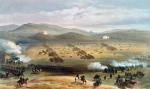 Bitwa pod Bałakławą 25 października 1854 r., litografia Williama Simpsona