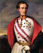 Cesarz Austrii Franciszek Józef I, portret z lat 50. XIX w. 