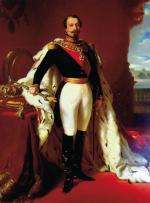 Cesarz Francuzów Napoleon III, mal. Franz Xaver Winterhalter 