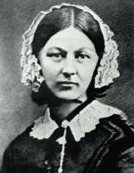 Florence Nightingale, fotografia z lat 60. XIX w. 