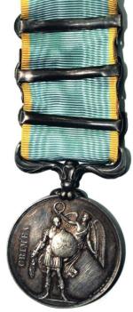 Brytyjski medal za wojnę krymską, rewers 