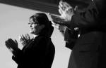 W zbliżających się wyborach prezydenckich wielu amerykańskich katolików będzie głosować na Sarah Palin ze względu na jej stanowisko w kwestii obrony życia. Zdjęcie ze spotkania wyborczego w Cincinnati w październiku 2008 r. 