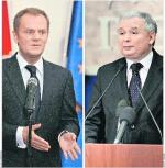 Donald Tusk i Jarosław Kaczyński po spotkaniu mówili o ociepleniu stanowisk. Konferencje  prasowe zorganizowali jednak osobno 