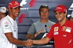 Lewis Hamilton (z lewej) i Felipe Massa: kandydaci to tytułu mistrza świata 