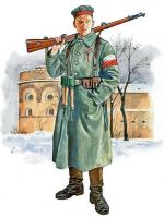 Powstaniec  wielkopolski  w mundurze  piechoty  niemieckiej  i z niemieckim uzbrojeniem