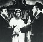 Mojżesz Lipman, Zygmunt Turkow i Kurt Kotsch w filmie „Ślubowanie”  („Tkijes kaf” – 1937) w reż. Henryka Szaro