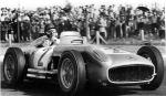Manuel Fangio w Mercedesie W 196 (1955)  