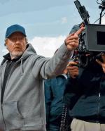 Ridley Scott na planie filmowym  