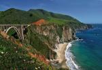 Most Bixby Bridge z największym na świecie przęsłem z betonu budowali więźniowie z San Quentin