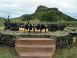 Pomnik zuluskich wojowników poleglych pod Isandlwaną