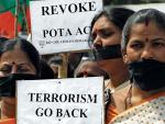Wczorajszy antyterrorystyczny protest członków i sympatyków opozycyjnej indyjskiej partii BJP w Hajdarabadzie 