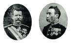 Gen. Charles Warren i gen. Cornelius Francis Clery, dowódcy brytyjskich dywizji podczas wojny burskiej 