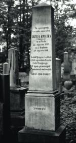 Nagrobek Józefa Kwiatka na cmentarzu przy ul. Miodowej w Krakowie 