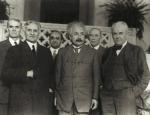 Albert Abraham Michelson i Albert Einstein, Pasadena (USA) 1931 r.