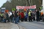 Protest mieszkańców Magdalenki przeciw wylotówce 