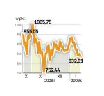 W ciągu ostatnich trzech miesięcy indeks stracił ponad 13 proc. Złe wyniki firm zepchną go wkrótce jeszcze niżej. ∑