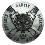 Odznaka żołnierzy SBSP walczących pod Narwikiem