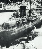 Niemiecki tankowiec „Altmark” zaopatrujący okręt „Admirał Graf Spee” w norweskim fiordzie 