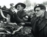 Brytyjczycy na pozycjach w Belgii, styczeń 1945 r. 