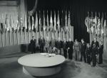 Ceremonia podpisania Karty Narodów Zjednoczonych, San Francisco, 26 czerwca 1945 r.