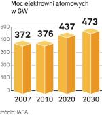 Nowe elektrownie atomowe powstaną m.in. w naszym  regionie. Obecnie w 30 krajach działa 438 reaktorów.