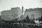 Uroczyste odsłonięcie pomnika Adama Mickiewicza w Warszawie (1898 rok) 