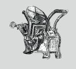 „Bostonka” maszyna drukarska na której drukowano „Robotnika”, według rysunku zamieszczonego w numerze 37 tego periodyku. Obecnie jest ona eksponowana w Muzeum Wojska Polskiego w Warszawie