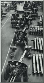 Produkcja armat 105 mm w niemieckiej fabryce Kruppa 