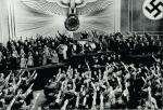Owacja w Reichstagu na cześć Hitlera z okazji przyłączenia Sudetów do Rzeszy, listopad 1938 r. 