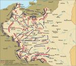 Rozmieszczenie i kierunki działań wojsk niemieckich i polskich w pierwszej fazie kampanii wrześniowej