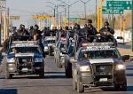 Starcia między mafią a siłami porządkowymi stały się w Meksyku codziennością. Na zdjęciu:  patrol policyjny  w Ciudad Juarez, tuż przy granicy ze Stanami Zjednoczonymi  (fot: Ronaldo Schmidt)
