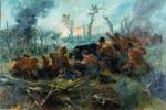 Obrona Westerplatte – obraz Edwarda Mesjasza